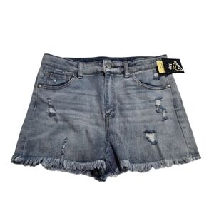 Art Class Blue Jean Shorts Kids Girls XL 14-16 Distressed Cut-Offs *NWT*